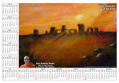 Kalender mit einem Kunstwerk von Paul Anthony Braun Kalender mit einem Kunstwerk von Paul Anthony Braun.